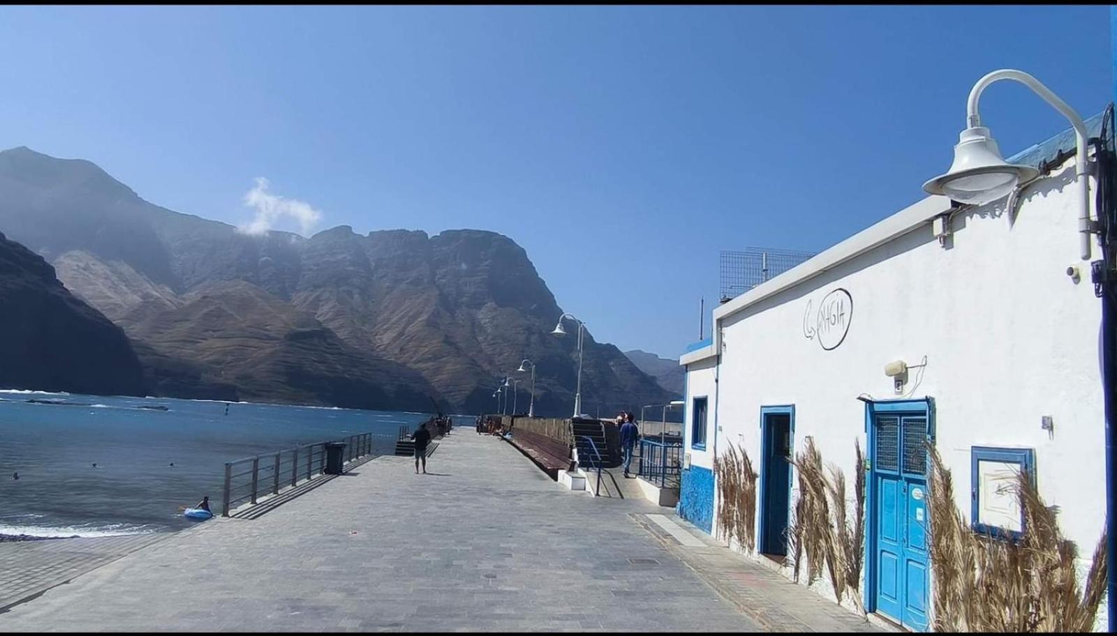 Casa Bimba Agaete Con Terraza Y Ducha Exterior Apartman Kültér fotó