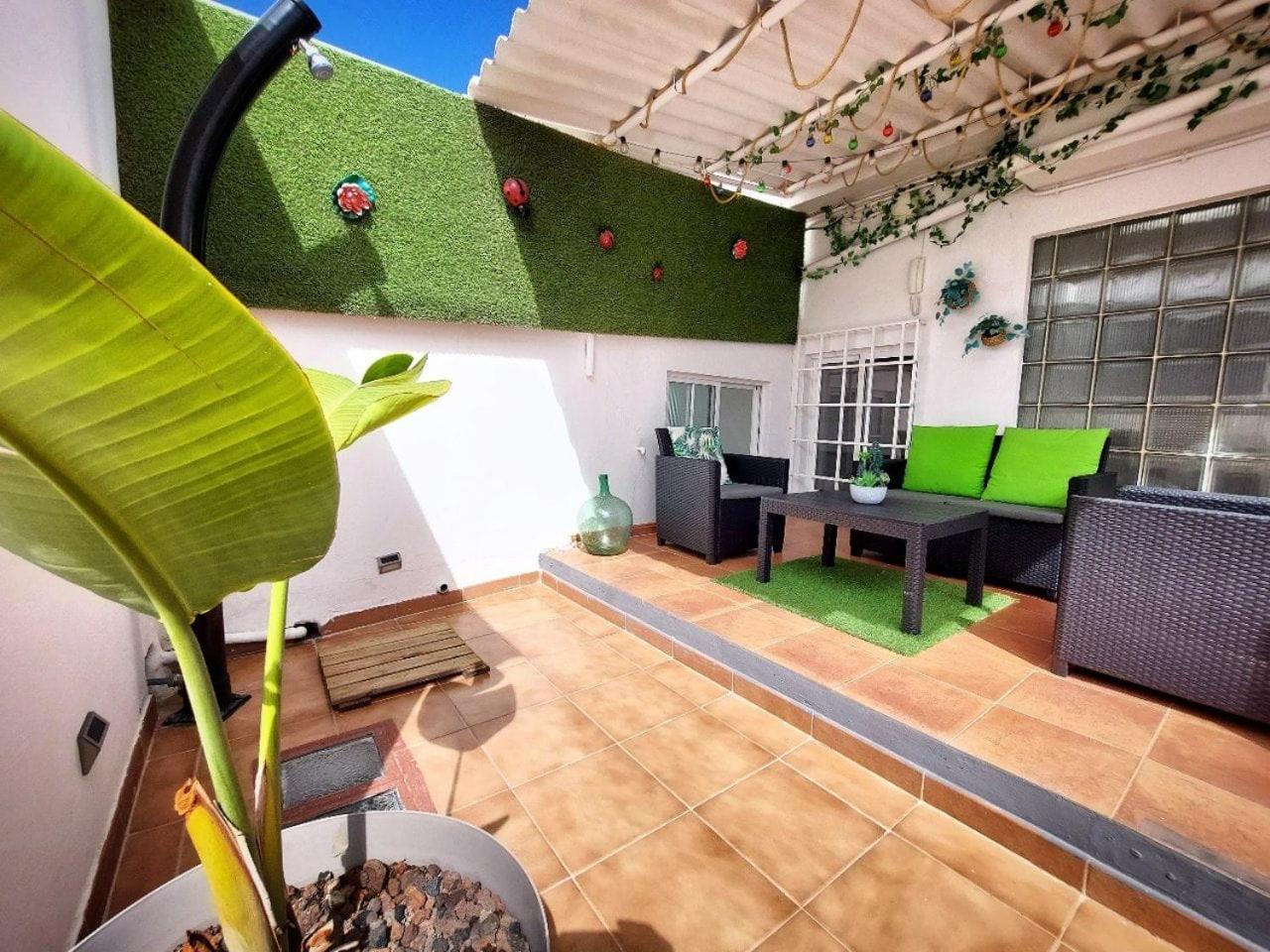 Casa Bimba Agaete Con Terraza Y Ducha Exterior Apartman Kültér fotó